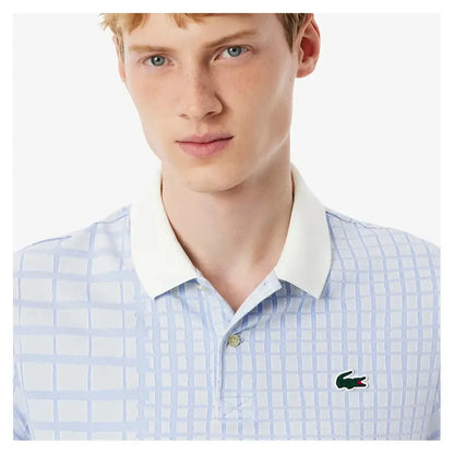Men's Danill Medvedev Tennis Polo Lapland and Delphinium