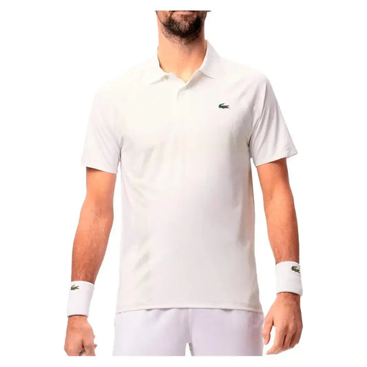 Men's Novak Djokovic Light Stretch On Court Tennis Polo-Apparel-Lacoste-DH8959-SS25-001-Tennis Express