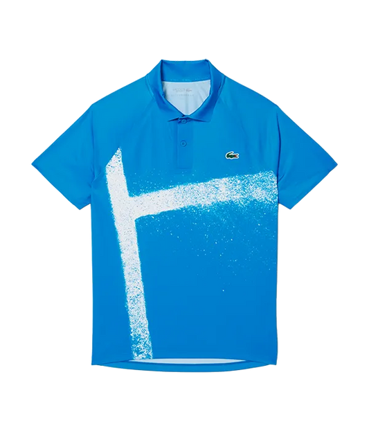 Polo Lacoste Novak Djokovic Azul/White 2025