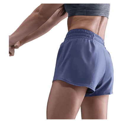 Women's One Dri-FIT Mid-Rise 3 Inch Brief-Lined Shorts