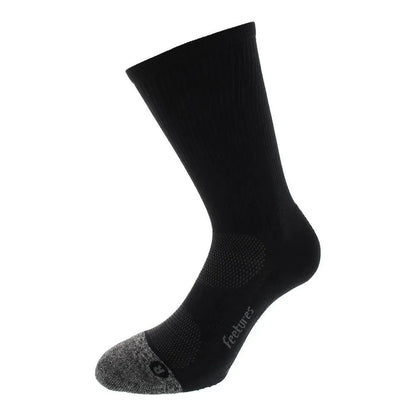 Elite Light Cushion Mini Crew Socks Black