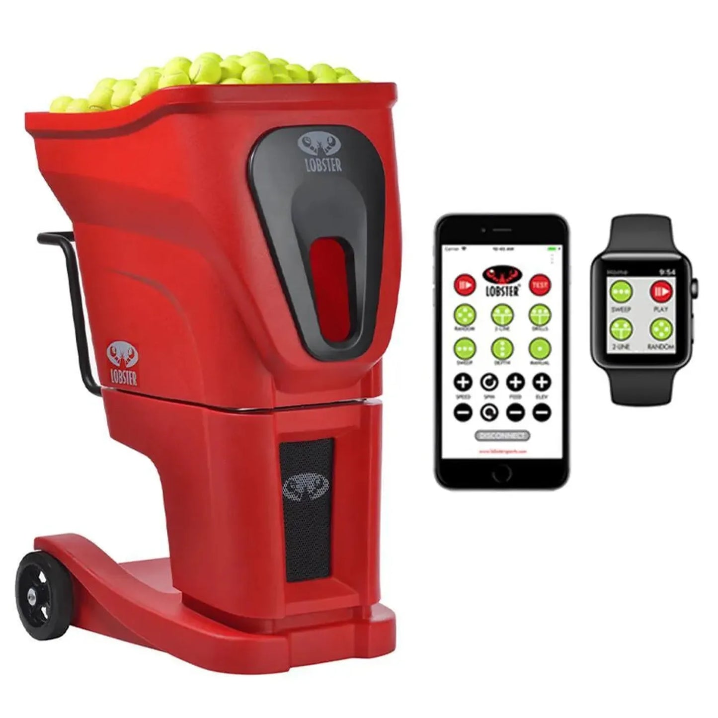 PHENOM with 20-Function Wi-Fi Remote Control for Apple Ball Machine