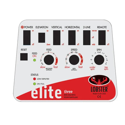 Elite Three with 10-Function Remote Control Ball Machine