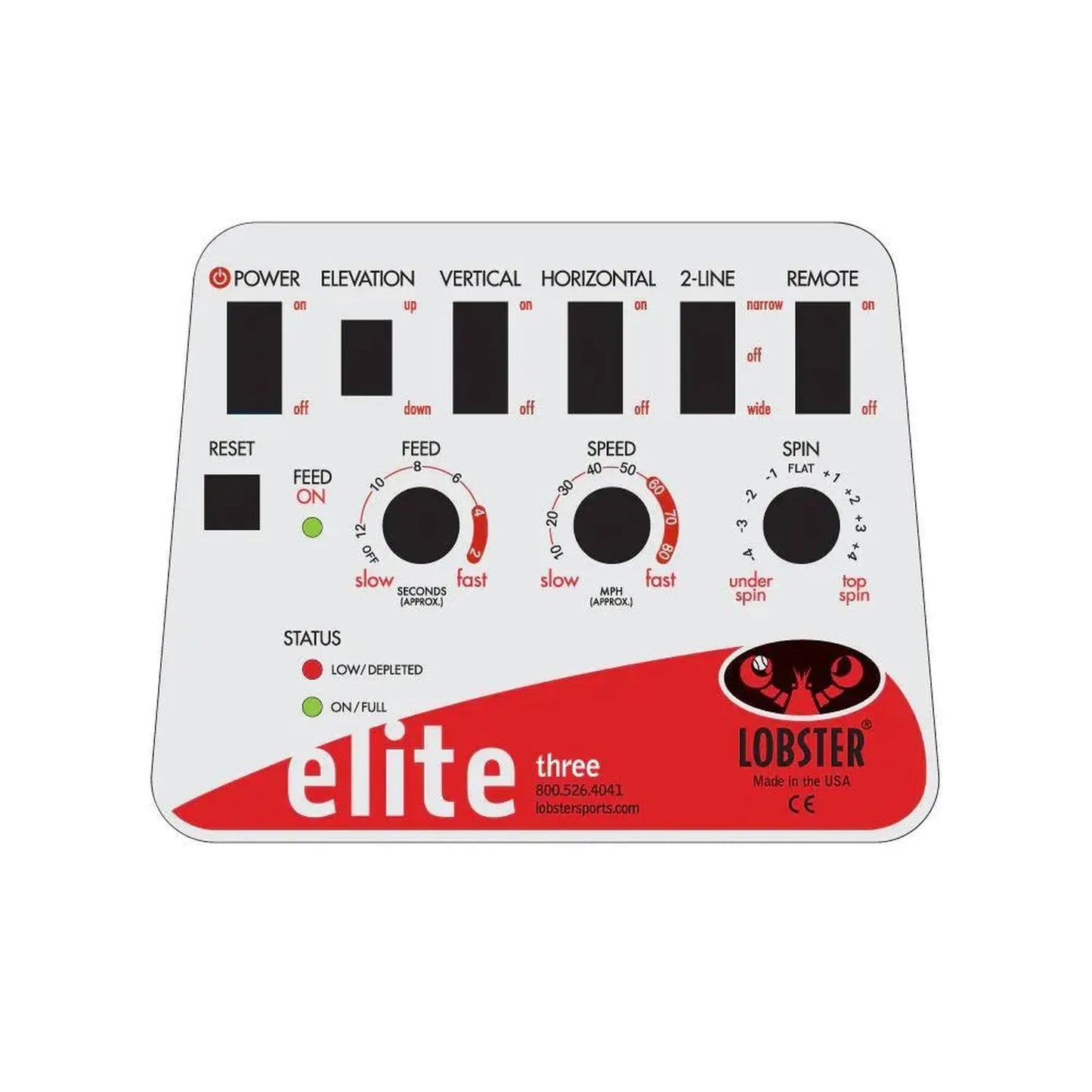 Elite Three with 10-Function Wi-Fi Remote Control for Apple Ball Machine