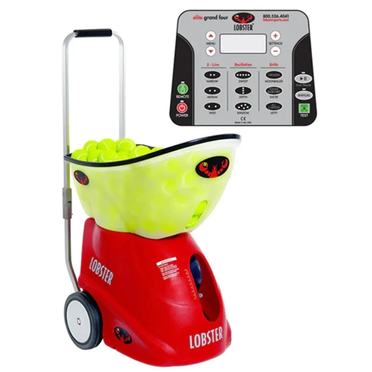 Elite Grand Four with 20-Function Remote Control Ball Machine
