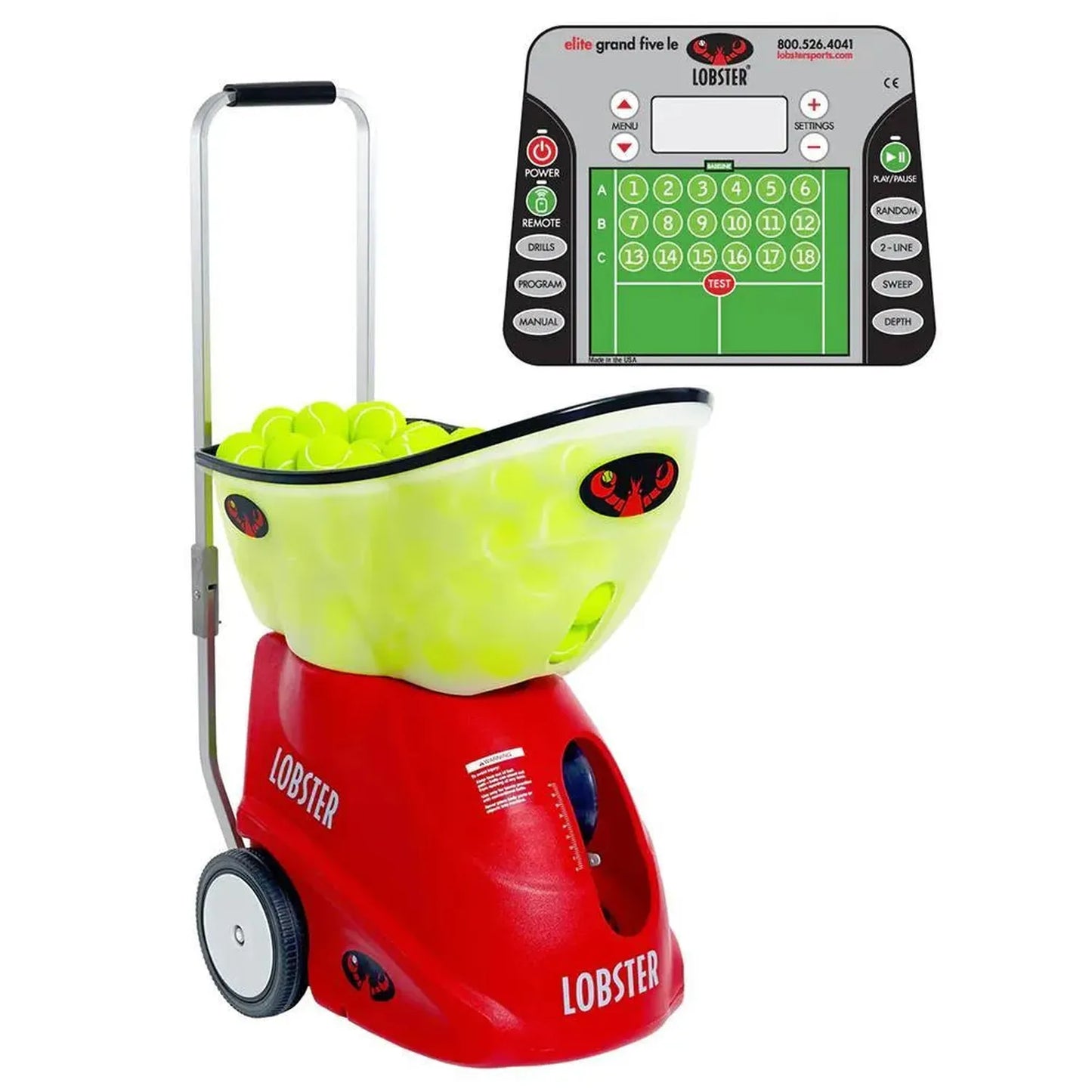 Elite Grand Five with 20-Function Remove Control Ball Machine