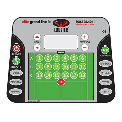 Elite Grand Five LE with 20-Function Remote Control Ball Machine
