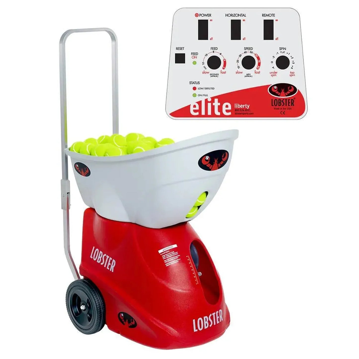 Elite Liberty with 2-Function Remote Control Ball Machine