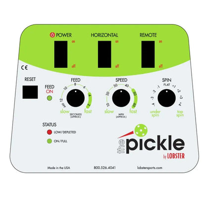 Pickle with 2-Function Remote Control Pickleball Machine