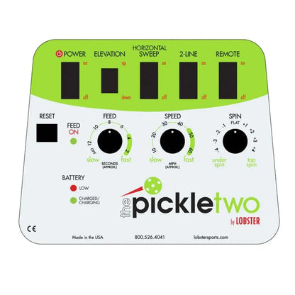 Pickle Two with 10-Function Remote Control Pickleball Machine
