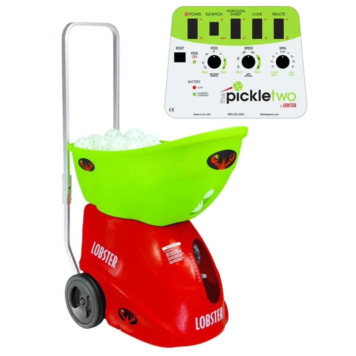 Pickle Two with 10-Function Wi-Fi Remote Control for Apple Ball Machine