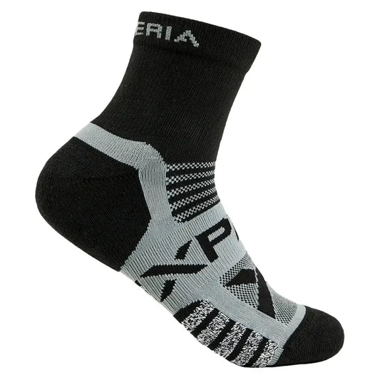 Experia Light Cushion Ankle Tennis Socks Black