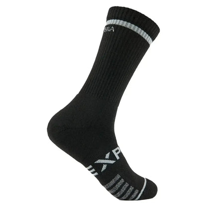 Experia Light Cushion Crew Tennis Socks Black