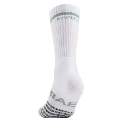 Experia Light Cushion Crew Tennis Socks White