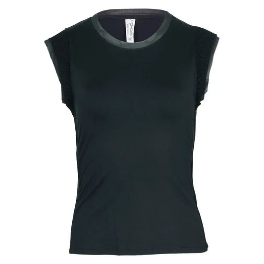 Women's Eva Tennis Tank Black-Apparel-Inphorm-F25014-002H25-Tennis Express
