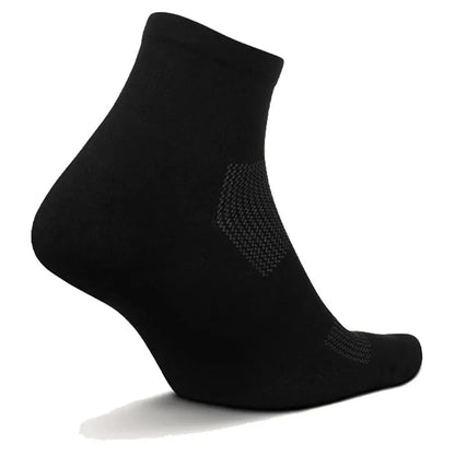 High Performance Ultra Light Cushion Quarter Socks Black