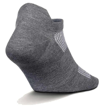 High Performance Max Cushion No Show Tab Socks Grey