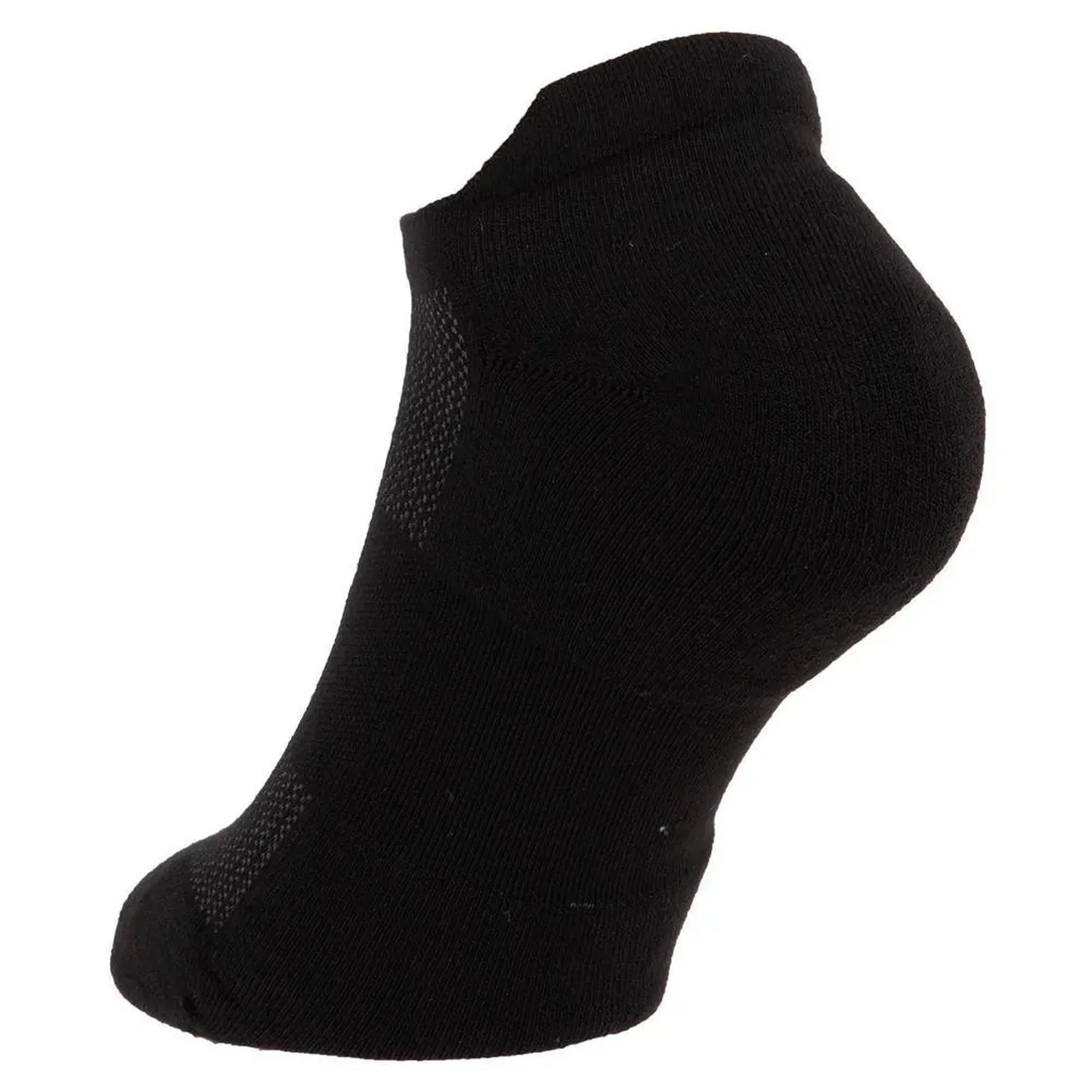 High Performance Max Cushion No Show Tab Socks Black