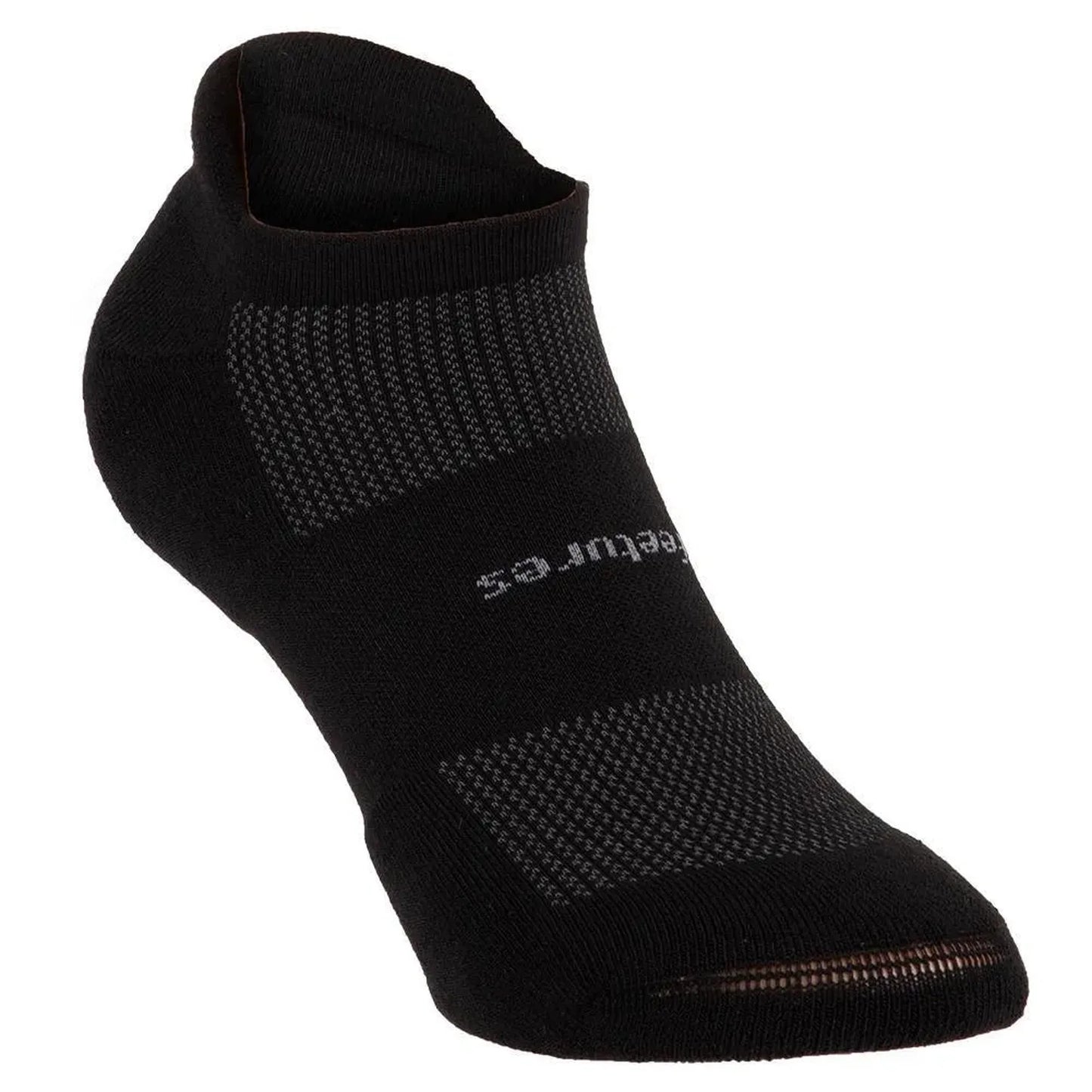High Performance Max Cushion No Show Tab Socks Black