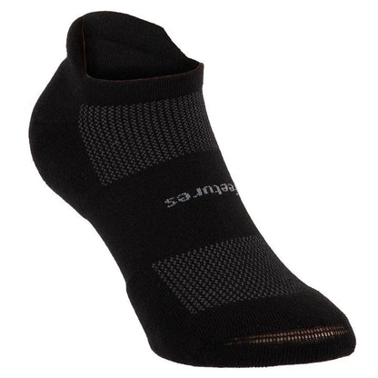High Performance Max Cushion No Show Tab Socks Black