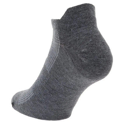 High Performance Ultra Light Cushion No Show Tab Socks Heather Gray