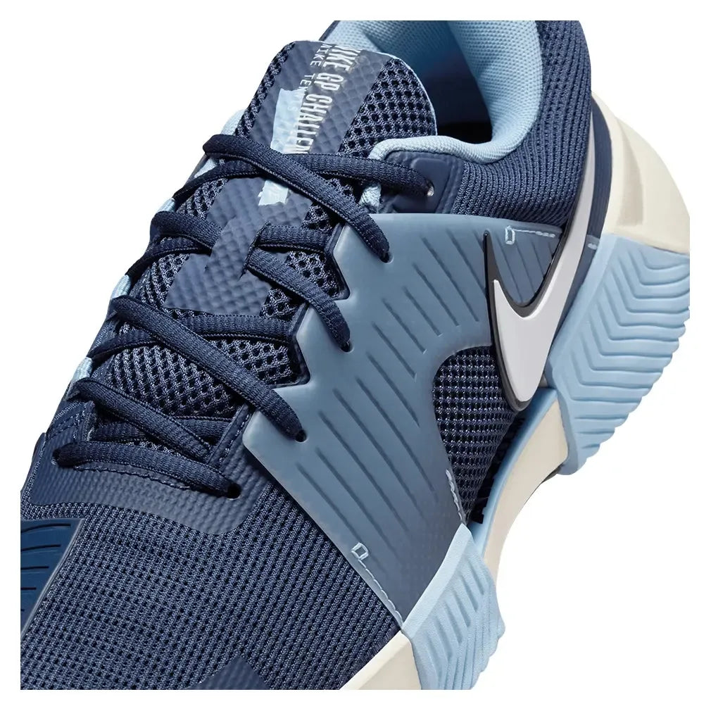 Men's Zoom GP Challenge 1 Tennis Shoes Midnight Navy and White