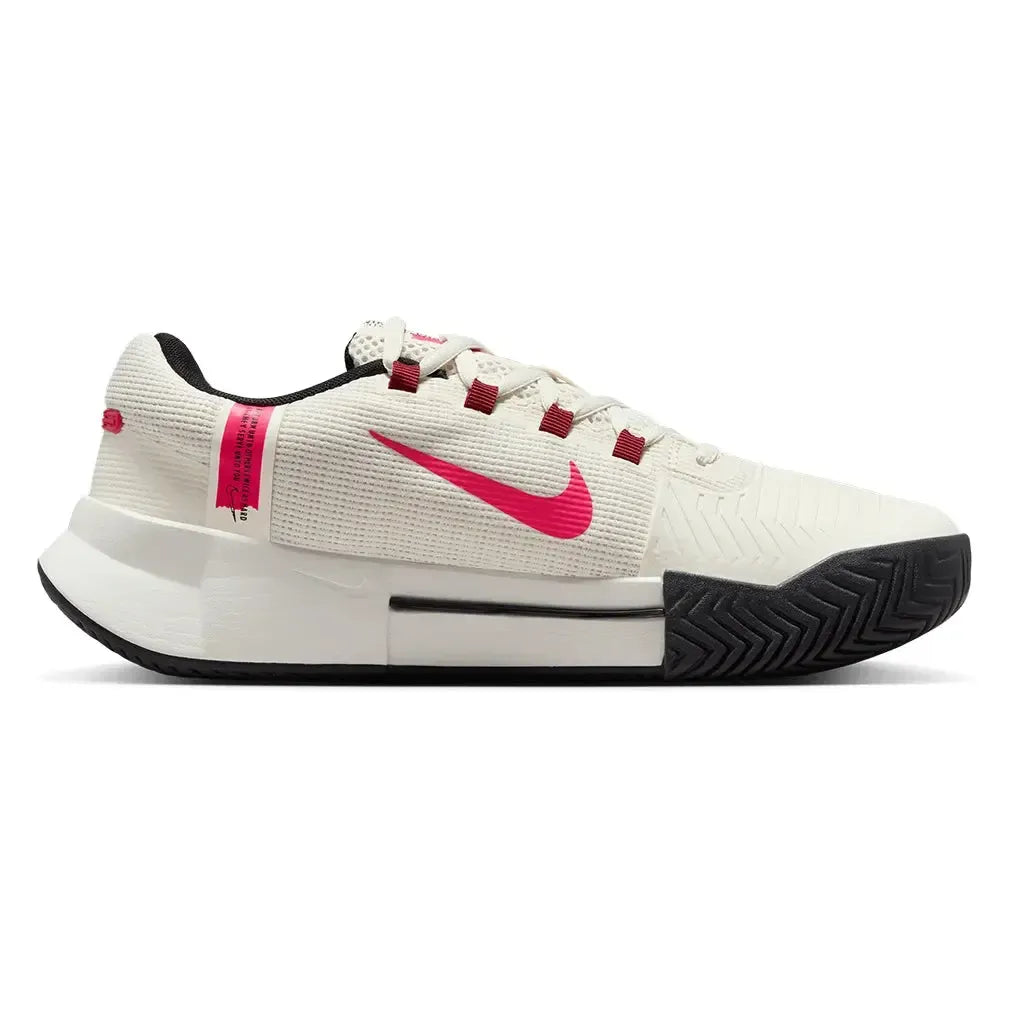 Women's Zoom GP Challenge 1 Tennis Shoes Pale Ivory and Rush Pink