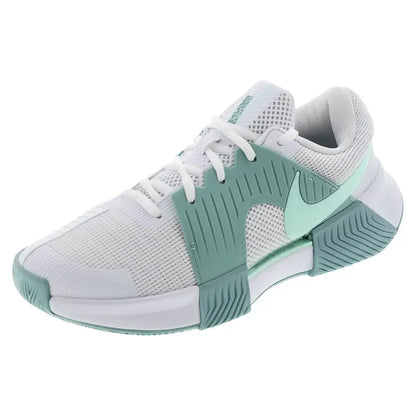 Women's Zoom GP Challenge 1 Tennis Shoes White and Mint Foam-Footwear-Nike-FB3148-106F25copy-Tennis Express