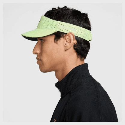 Men's Dri-Fit Advance Ace Tennis Visor Barely Volt and Stadium Green