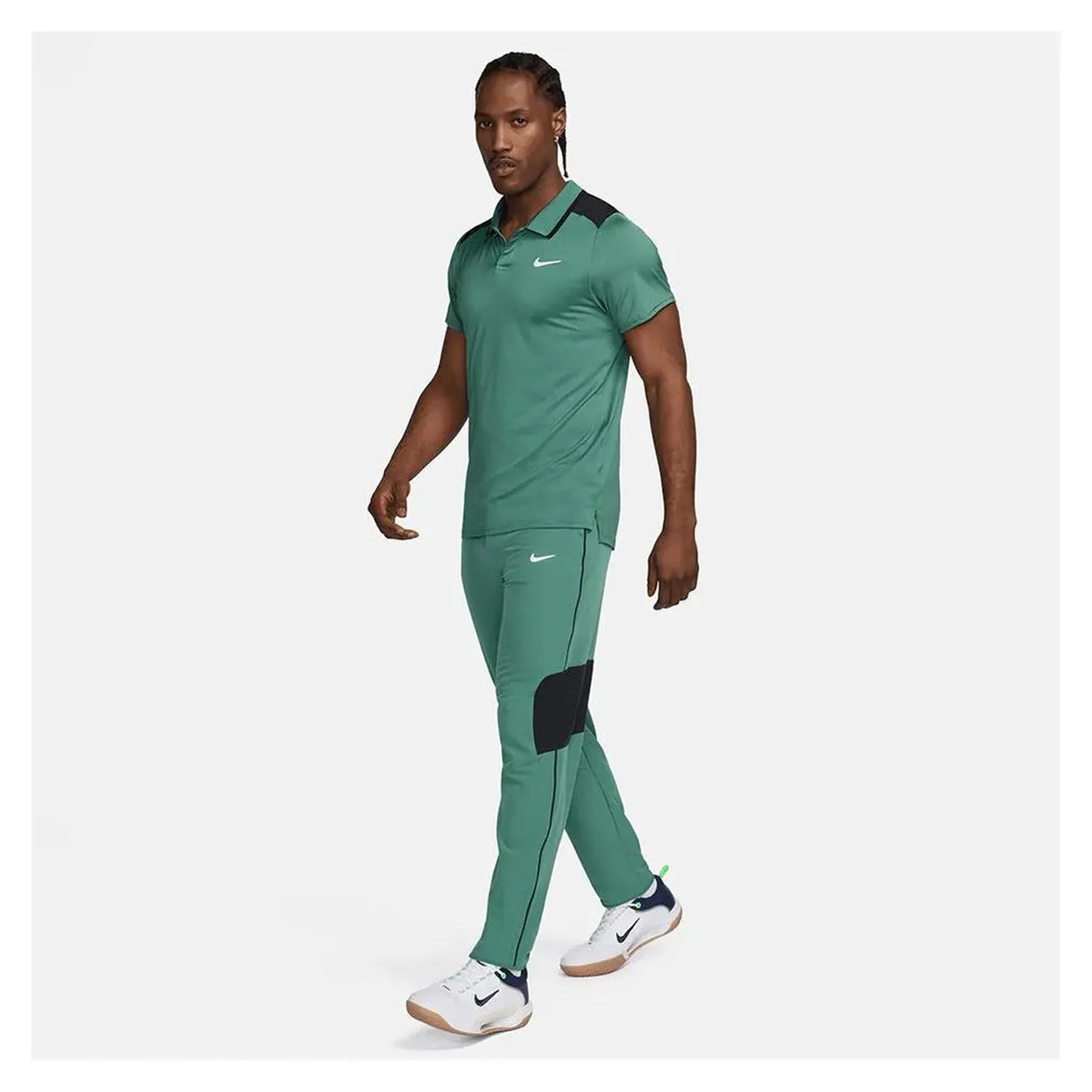Men's Dri-Fit Advantage Tennis Pants Bicoastal and White
