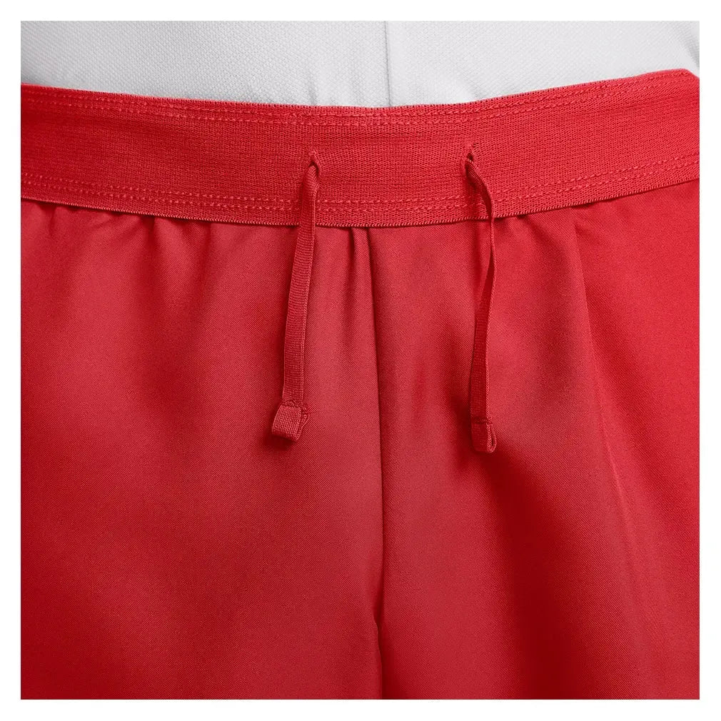 Men's Court Dri-FIT Victory 9 Inch Tennis Short University Red and White