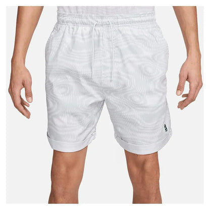 Men's Dri-Fit Heritage 6 Inch Tennis Short White