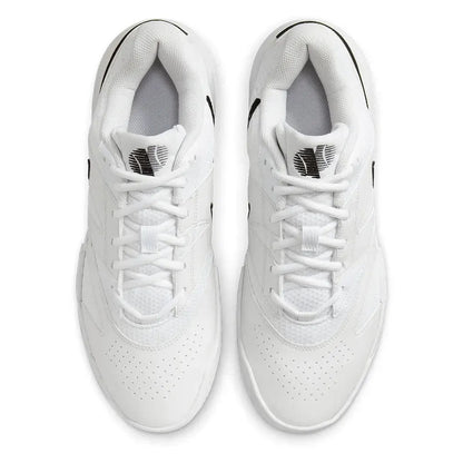 Juniors' Court Lite 4 Tennis Shoes White and Black