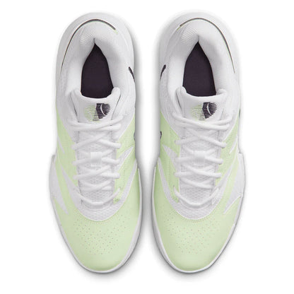 Men's Court Lite 4 Tennis Shoes White and Dark Raisin