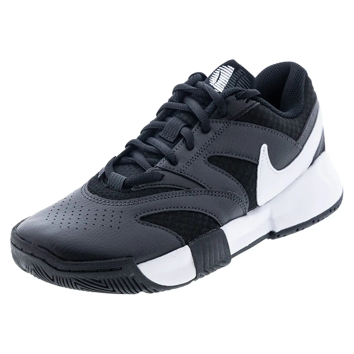 Women's Court Lite 4 Tennis Shoes Black and White-Footwear-Nike-FD6575-001Bcopy-600270Tennis Express