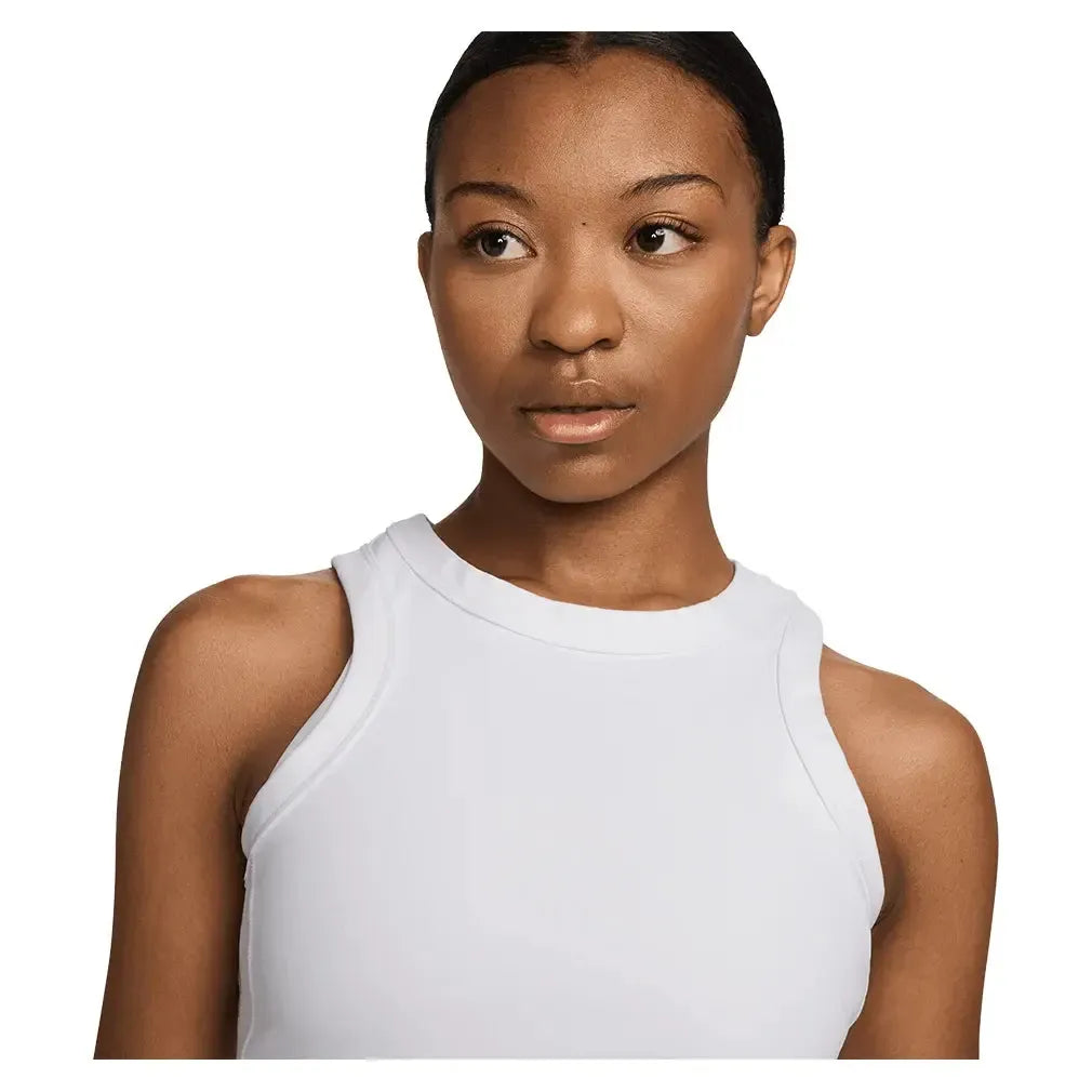Women's One Fitted Dri-FIT Cropped Tennis Tank Top