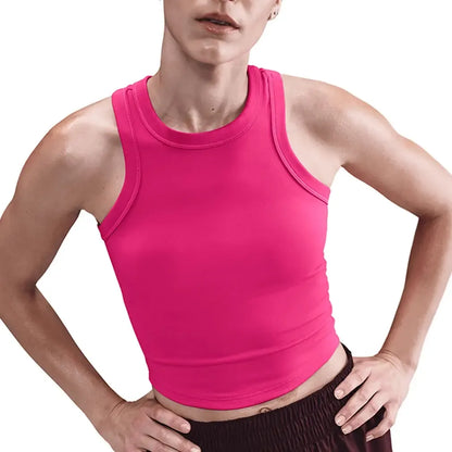 Women's One Fitted Dri-FIT Cropped Training Tank-Apparel-Nike-FN2806-666_4-Tennis Express