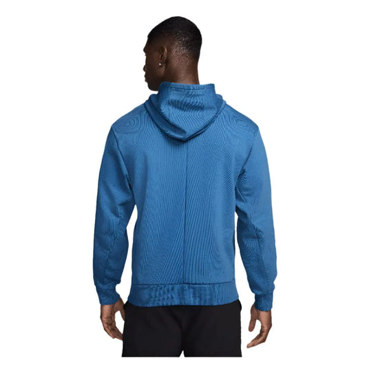 Men's Heritage Dri-FIT Fleece Tennis Hoodie Star Blue and Psychic Blue