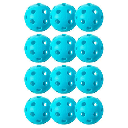 X-26 Indoor Pickleballs 12 Pack Blue