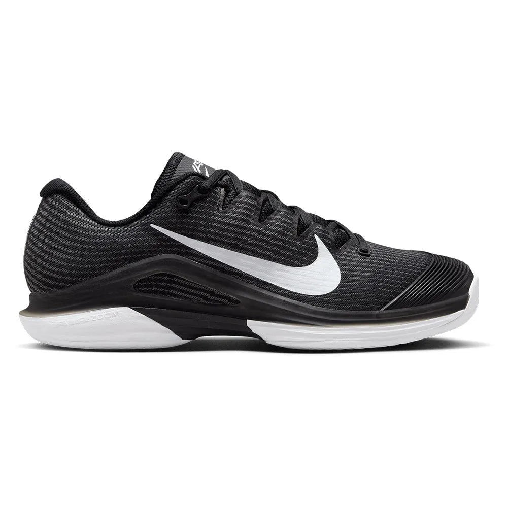 Men's Zoom Vapor 12 Tennis Shoes Black and White