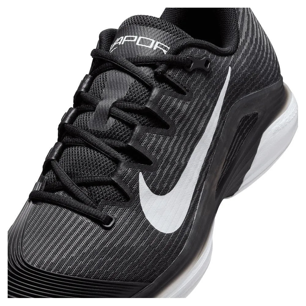 Men's Zoom Vapor 12 Tennis Shoes Black and White