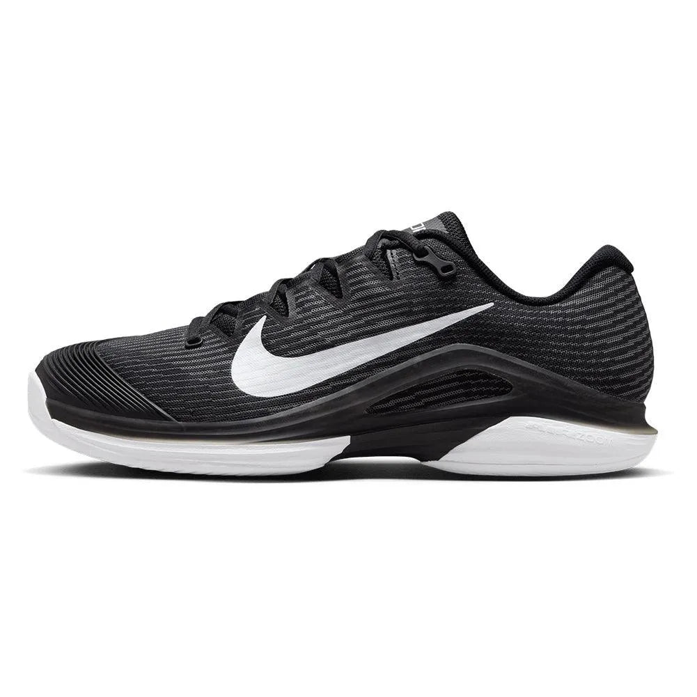 Men's Zoom Vapor 12 Tennis Shoes Black and White