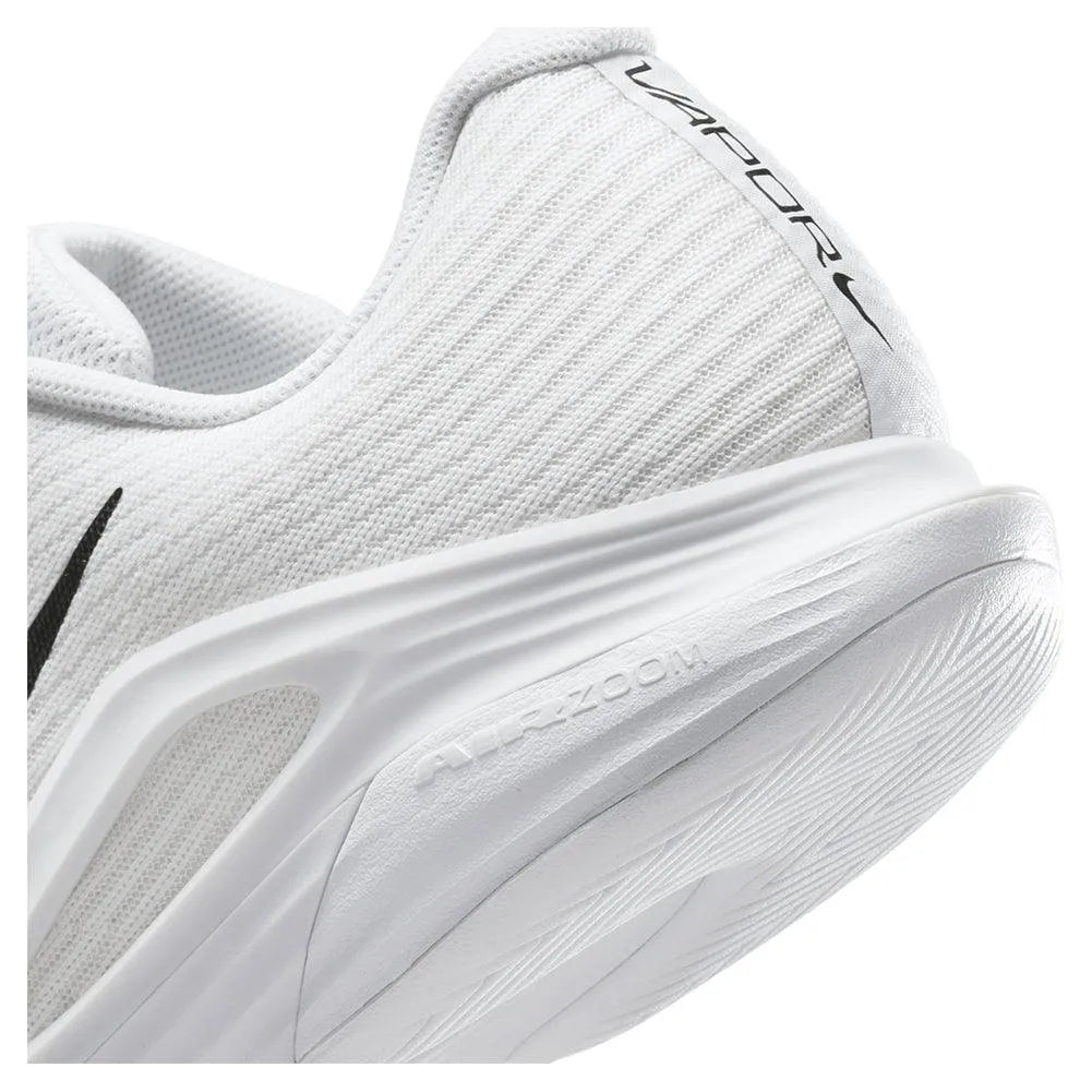 Men's Zoom Vapor 12 Tennis Shoes White and Black