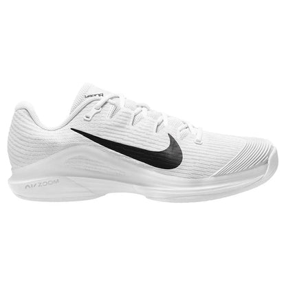 Men's Zoom Vapor 12 Tennis Shoes White and Black