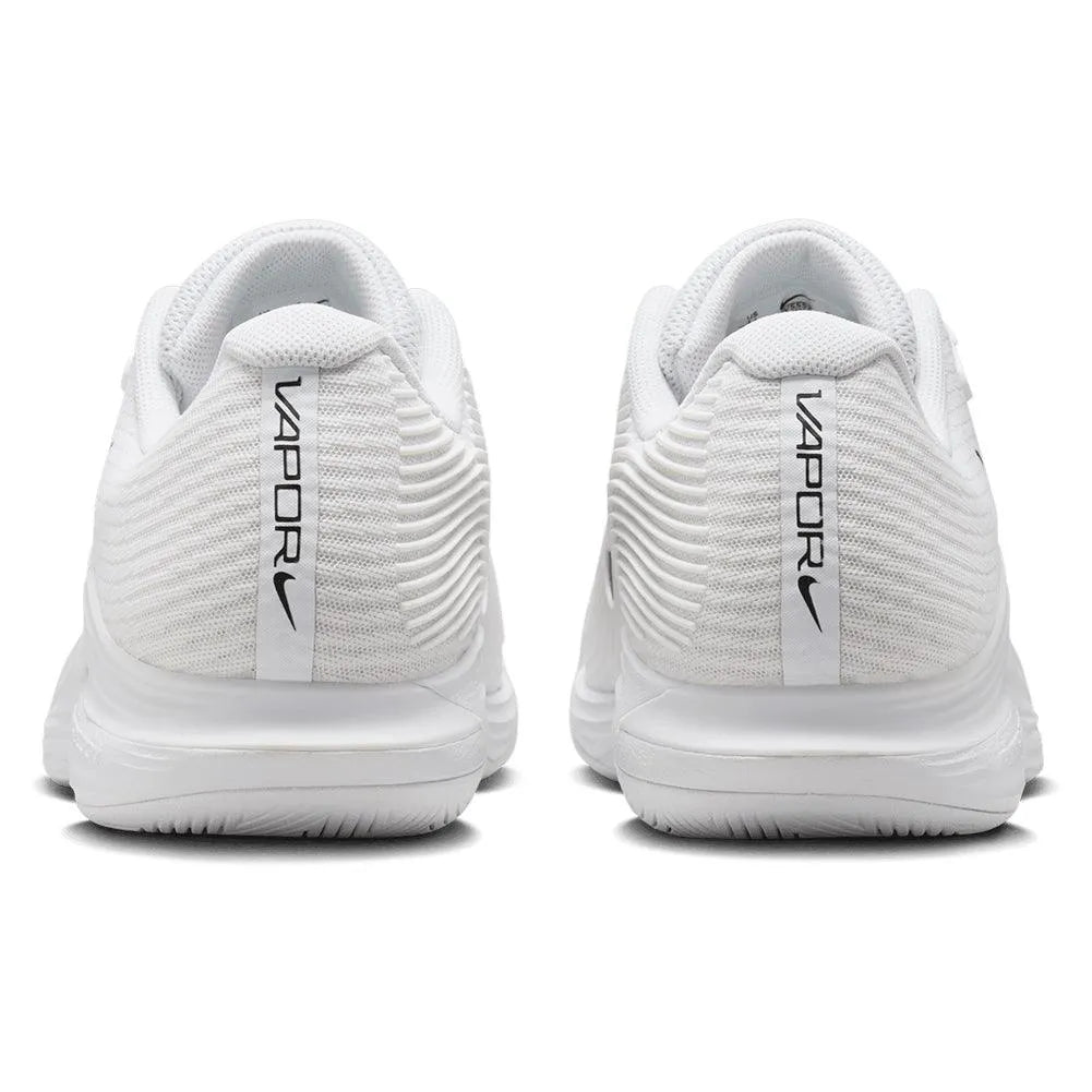 Men's Zoom Vapor 12 Tennis Shoes White and Black