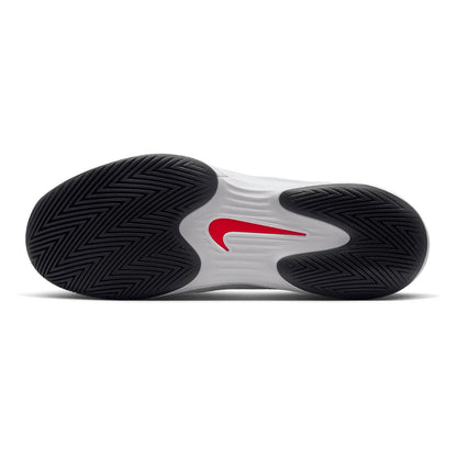 Men's Zoom Vapor 12 Tennis Shoes White and Lt Crimson