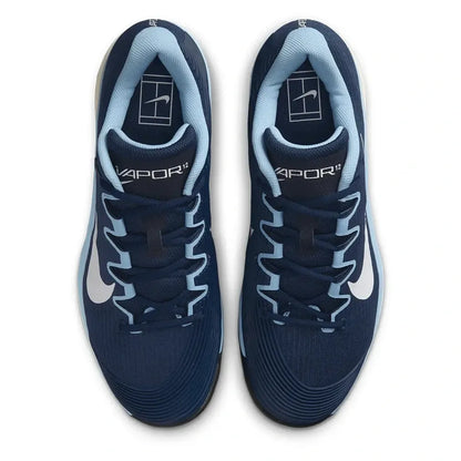 Men's Zoom Vapor 12 Tennis Shoes Midnight Navy and White