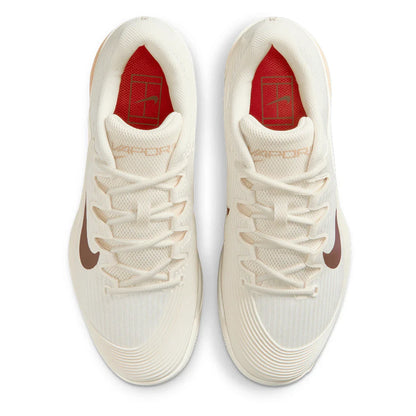 Women's Zoom Vapor 12 Tennis Shoes Pale Ivory and Tattoo