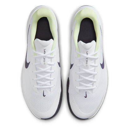 Men's Vapor Lite 3 Tennis Shoes White and Dark Raisin