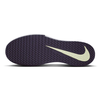 Men's Vapor Lite 3 Tennis Shoes White and Dark Raisin